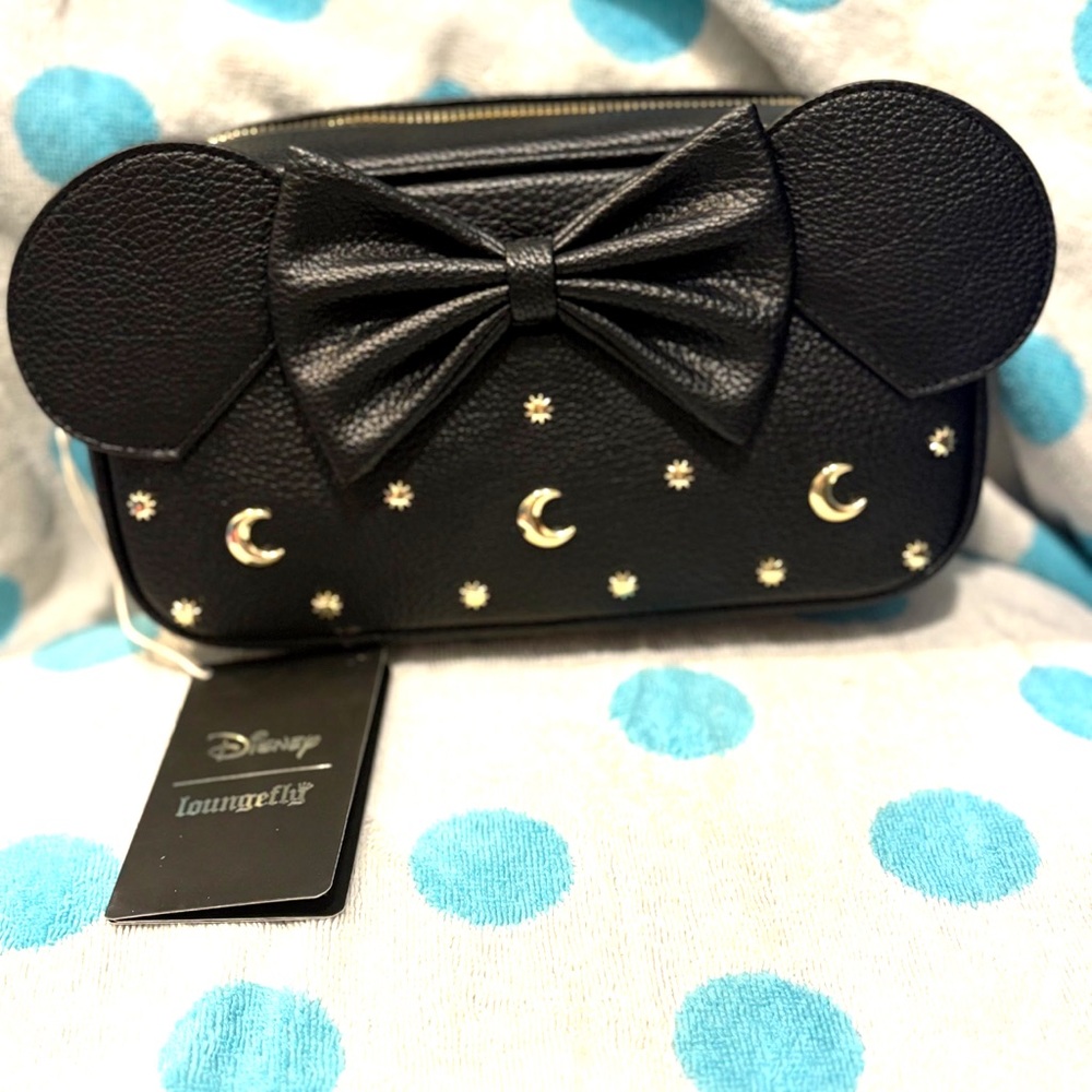 Loungefly Black Mickey Ears Crossbody Bag